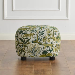 Kinwell Exclusive | Elmer Embroidered Fabric Ottoman